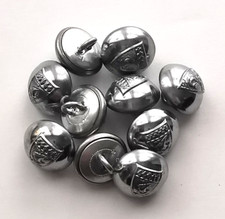 A 36. Lot de 10 BOUTONS ANCIEN  EN METAL " Blason Paris "   (0,35€ pcs) 18 mm.