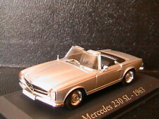 Mercedes Benz 230 Sl cabriolet W113 métal argenté 1963 RBA Collectables 1/43