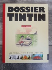 HERGE DOSSIER TINTIN - L'ÎLE NOIRE "  EDITION DE LUXE  (A3) TIRAGE LIMITE EPUISE