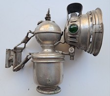 Lampe ancienne de vélo PICCOLO acétylène années 10/20 HERM RIENANNS