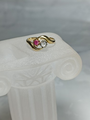 Bague ancienne toi - toi, moi