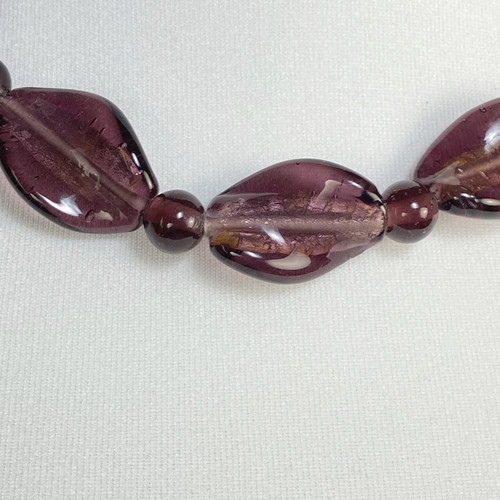 Collier pierres violettes