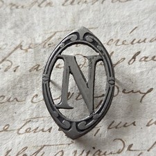 Monogramme N Lettre Métal