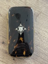 Ancien étui à cigarette en écaille époque Napoléon III
