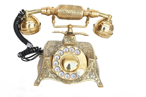 Téléphone cadran rotatif - téléphone,