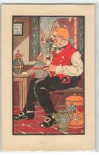 METIERS #MK49022 LE PEINTRE ALSACIEN QUI DECORE LES POTERIES DE SOUFFLENHEIM