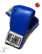 Gants de boxe CAMPEON 8 oz made in Mexico rare vintage type string bleu occasion