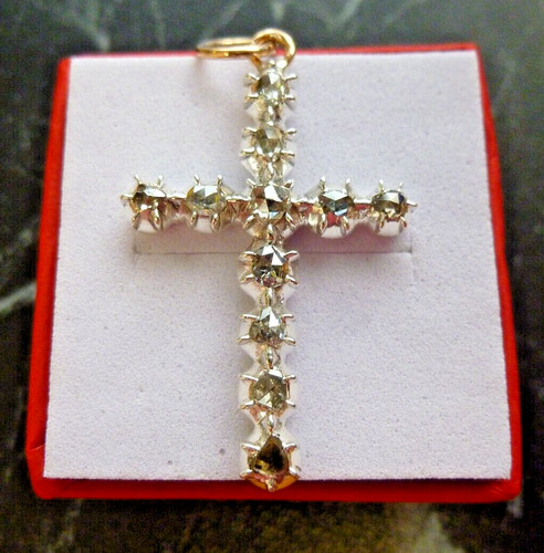 Superbe croix ancienne 18k - superbe,