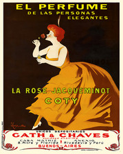 Affiche parfum élégante -