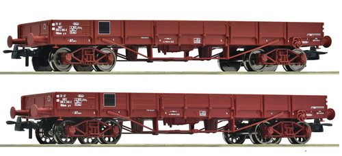 Roco set wagons plats sncf - 2x,