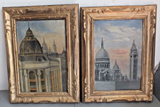 PAIRE D ANCIENS  TABLEAUX