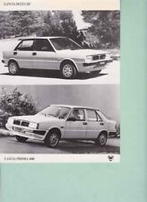 photo de presse / press photo original Lancia Delta HF / Prisma 1600 1984