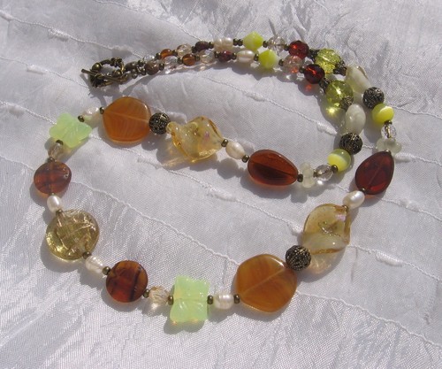 Collier 56cm perles - 56cm,
