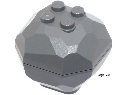 Lego 30294c01 rock 4x4 dk - rock,