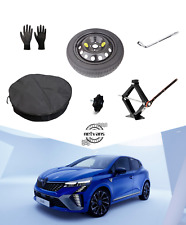 Roue de Secours Galette 16'' pour RENAULT CLIO avec Cric Clé Housse Gants et Vis