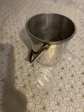 Ancien seau à glace métal argenté Ercuis
