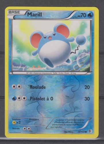 Carte pokemon marill 36 149 - carte, 36/149