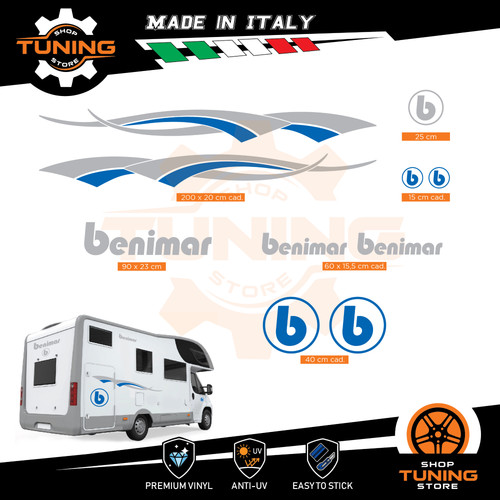Autocollants camper kit - autocollants,