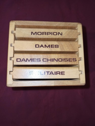 Coffret bois ancien - coffret, jeu