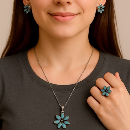 Ensemble collier argent - ensemble, en