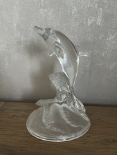 Figurine dauphin en verre
