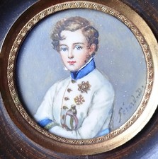 Tableau Ancien Miniature