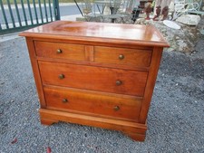 MEUBLE A CHAUSSURES (COMMODE) EPOQUE 1980/90 DE STYLE LOUIS-PHILIPPE EN MERISIER