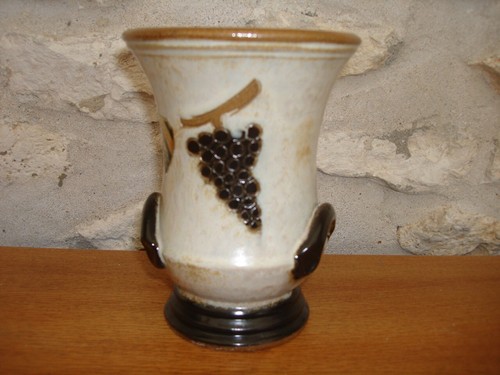 Vase grès fait main - vase, en