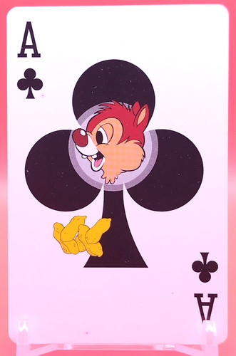 Carte jouer disney chip n - carte,