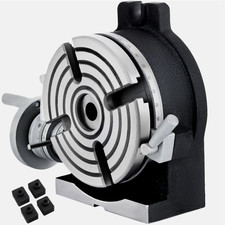 Plateau Tournant Diviseur 150mm Vis Réglable Pour Fraisage Chuck 4 mâchoires