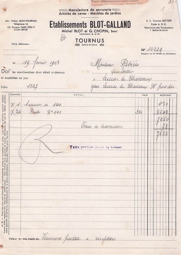 Tournus serrurerie blot - serrurerie,