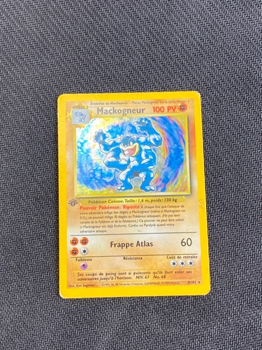 Carte pokémon mackogneur - carte,