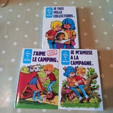 Pierre Pic Martine Livres Lot De 3 Collections La Campagne Le Camping 1976-1978.