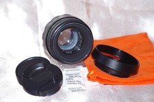 HELIOS~44-2 KMZ objectif 58mm f2 monture M42 avec bouchon-pare-soleil-houss TBE