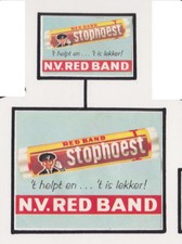 Ancienne étiquette allumettes  Belgique BN57578 Publicité Bonbon Stophoest