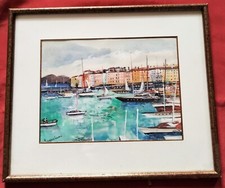 Belle aquarelle du XX e