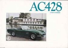 Catalogue Brochure AC 428 Convertible / Fastback Frua 1968 Français