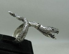 Bague longue en argent