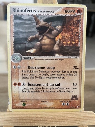 Carte pokemon rhinoferos 95 - pokemon, 22/95