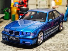 BMW E36 M3 Estoril Blue (1995) - 1/18 - OT1082 - Otto - Ottomobile - Etat Neuf !