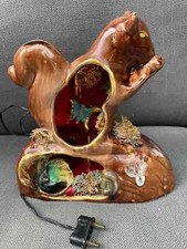 Lampe veilleuse Ecureuil céramique Vallauris fonctionne