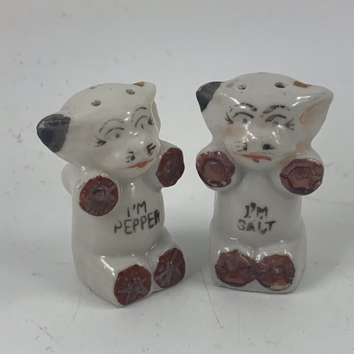 Vintage cats salt - vintage,