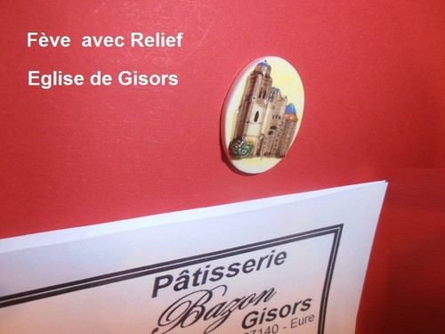 Feve ovale avec relief - feve,