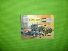 CORGI TOYS CATALOGUE 1965
