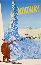 NEBO  ET WILSE - NORWAY MAKE IT YOUR WAY for the Ski - 1952
