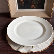 PLAT ROND EN FAIENCE DE CREIL