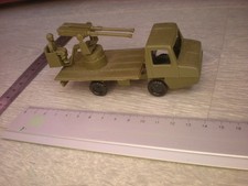 STRADAIR BERLIET CAMION MILITAIRE PLASTIQUE  JOUET ANCIEN BAZAR