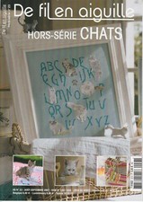 De fil en aiguille N°23 HS Les CHATS Véronique Enginger Perrette Samouiloff rare