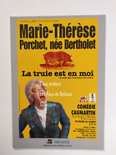 MARIE THERESE PORCHET LA TRUIE EST EN MOI SPECTACLE COMEDIE  carte postale 