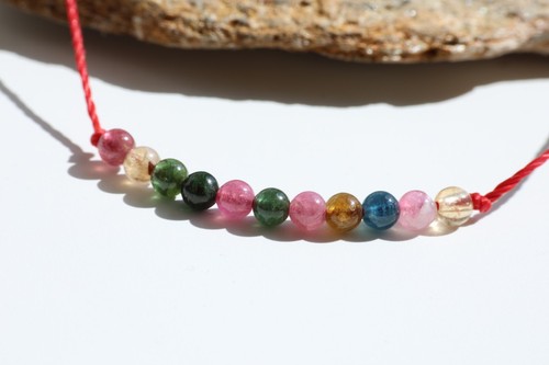 Collier argent fil rouge ciré - collier,
